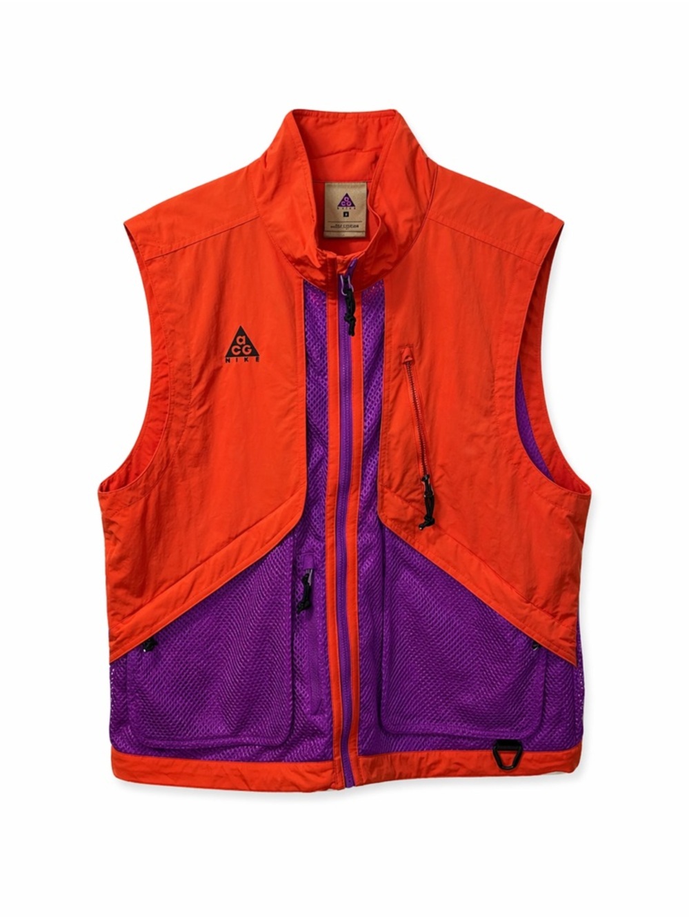 Nike ACH Habanero Red and Purple Urban Utility Vest. Size-Small.